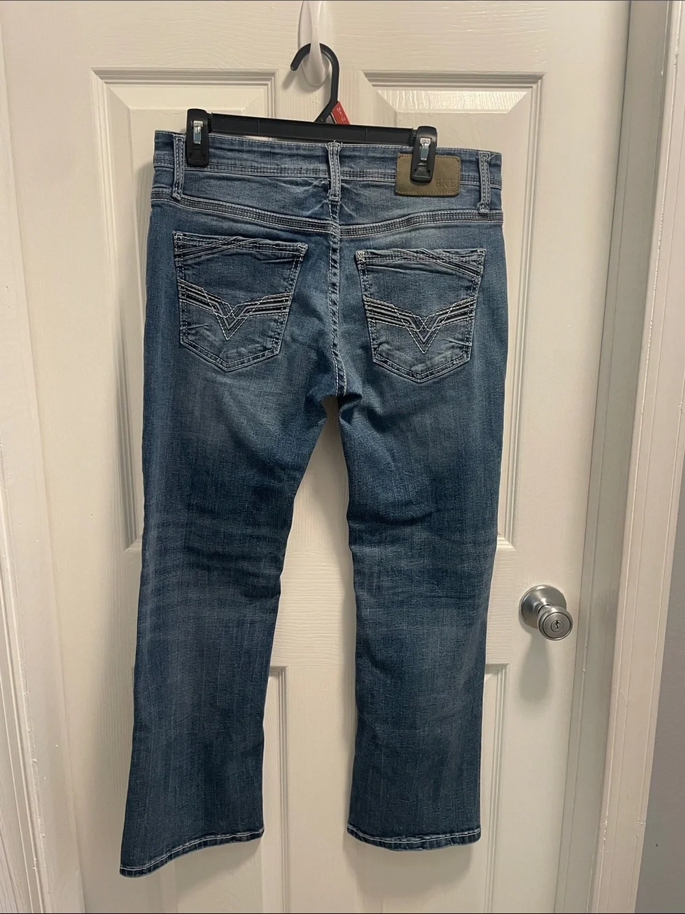 BKE Faded Blue Straight Leg Jeans
